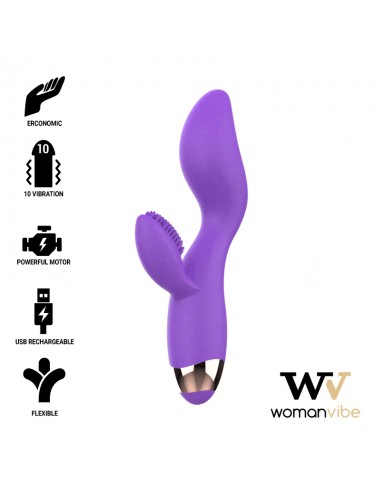 WOMANVIBE DONNA RECHARGEABLE SILICONE VIBRATOR