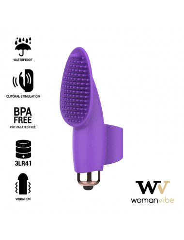 WOMANVIBE AISHA SILICONE STIMULATOR FINGER