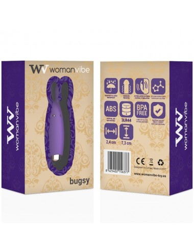 WOMANVIBE BUGSY SILICONE RABBIT STIMULATOR