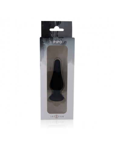 INTENSE ANAL PLUG PIPO M SILICONE BLACK 11 CM