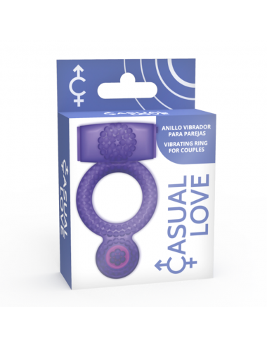 CASUAL RING VIBRATING DOUBLE PLEASURE PURPLE