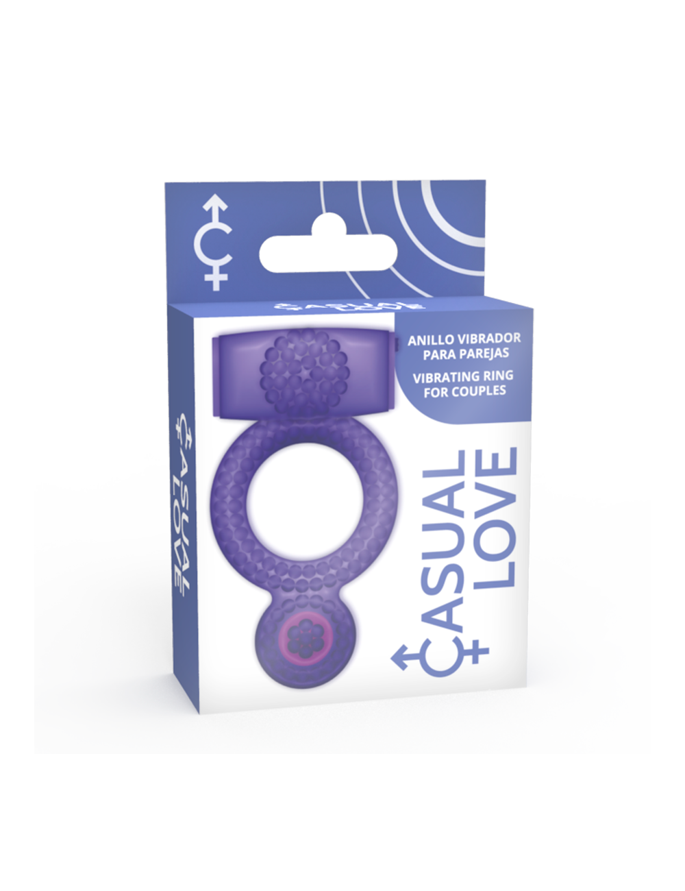 CASUAL RING VIBRATING DOUBLE PLEASURE PURPLE CASUAL RING VIBRATING DOUBLE PLEASURE PURPLE