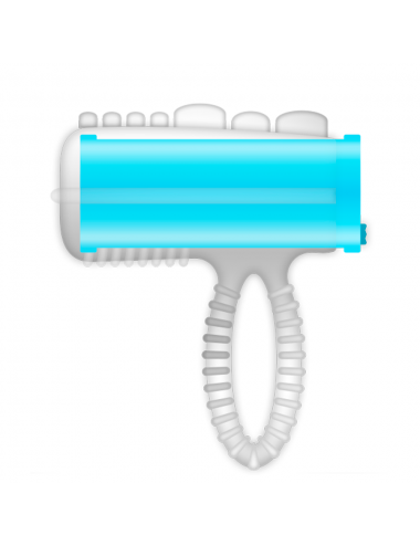 CASUAL RING TONGUE VIBRATING BLUE
