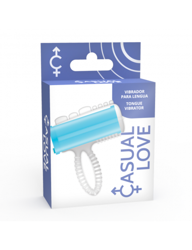 CASUAL RING TONGUE VIBRATING BLUE