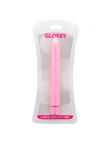 GLOSSY SLIM VIBRATOR PINK