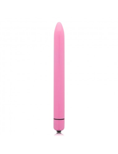 GLOSSY SLIM VIBRATOR DEEP ROSE