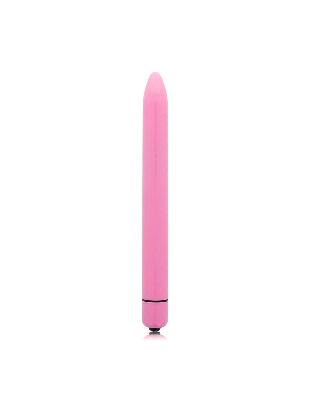 GLOSSY SLIM VIBRATOR DEEP ROSE