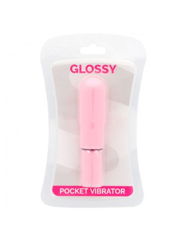 GLOSSY POCKET VIBRATOR PINK