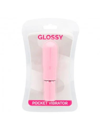 GLOSSY POCKET VIBRATOR PINK