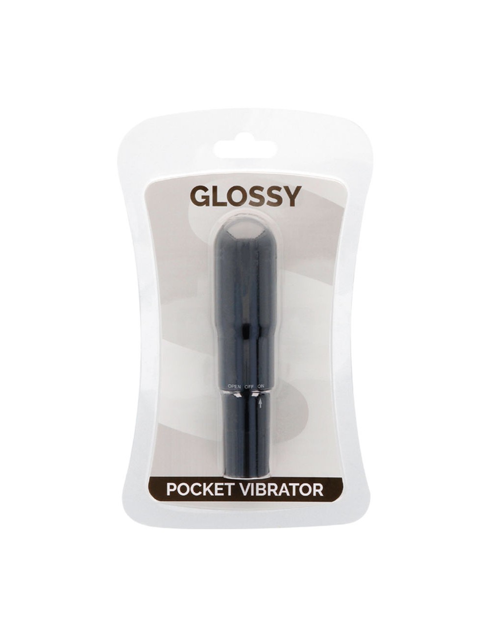GLOSSY POCKET VIBRATOR BLACK GLOSSY POCKET VIBRATOR BLACK