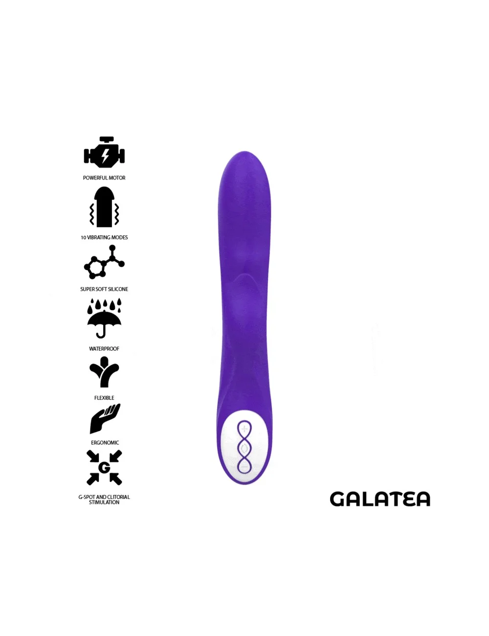 GALATEA GALO VIBRATOR PURPLE GALATEA GALO VIBRATOR PURPLE