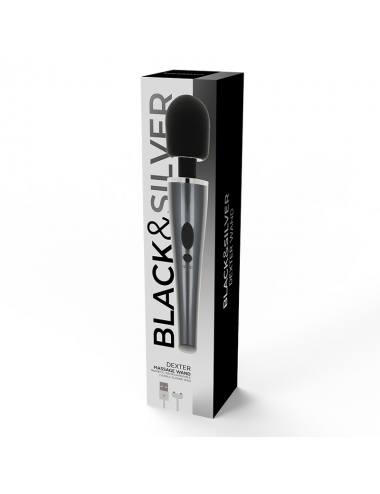 BLACK&SILVER DEXTER MASSAGE WAND