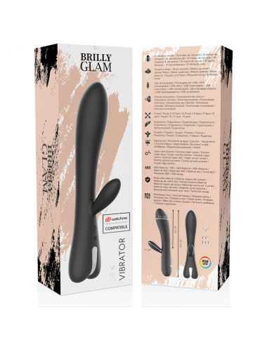 BRILLY GLAM ERIK VIBRATOR WATCHME WIRELESS TECHNOLOGY COMPATIBLE