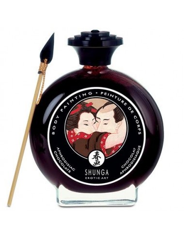 SHUNGA BODY PAINTING CHOCOLATE