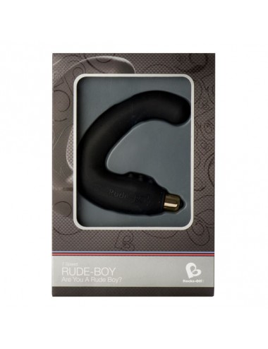 RUDE-BOY 7 SPEED VIBRATING MASSAGER BLACK