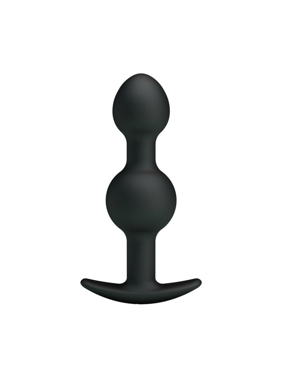 PRETTY LOVE BOTTOM - SILICONE ANAL BALLS  10.3 CM - BLACK