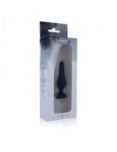 INTENSE ANAL PLUG PIPO S SILICONE BLACK 9.8 CM