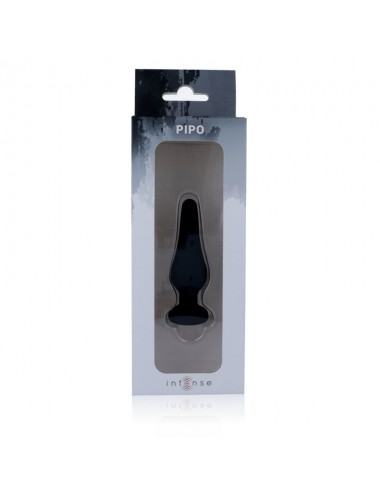INTENSE ANAL PLUG PIPO S SILICONE BLACK 9.8 CM