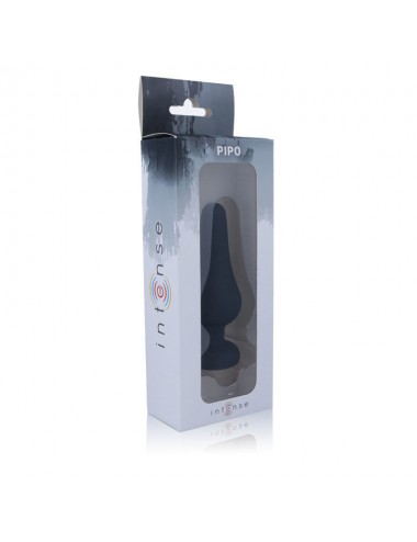 INTENSE ANAL PLUG PIPO L SILICONE BLACK 13 CM