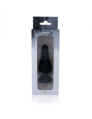 INTENSE ANAL PLUG PIPO L SILICONE BLACK 13 CM