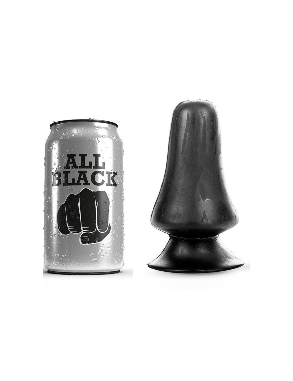 ALL BLACK ANAL PLUG 12CM