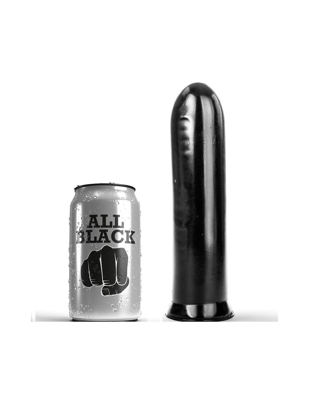 ALL BLACK DILDO 19CM ALL BLACK DILDO 19CM