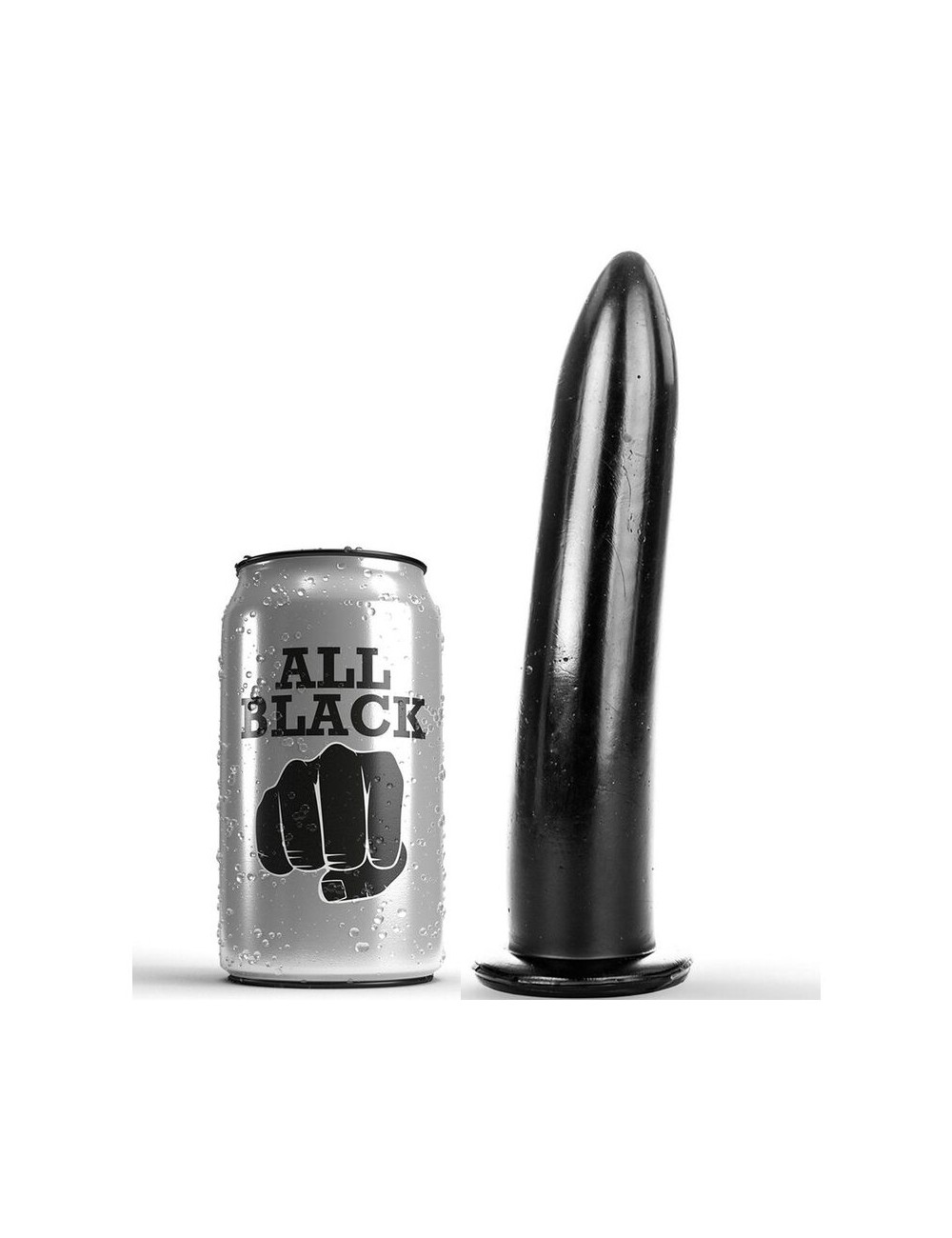 ALL BLACK DILDO 20CM
