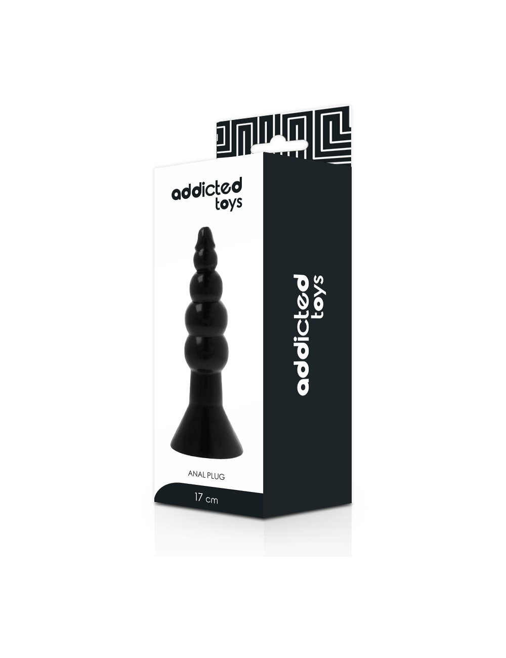 ADDICTED TOYS ANAL PLUG 17CM BLACK