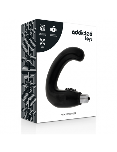 ADDICTED TOYS ANAL MASSAGER BLACK