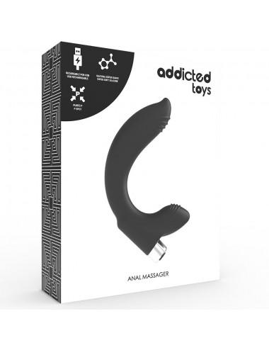ADDICTED TOYS BLACK RECHARGEABLE PROSTHETIC VIBRATOR