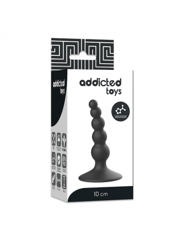 ADDICTED TOYS ANAL SEXUAL PLUG 10CM BLACK