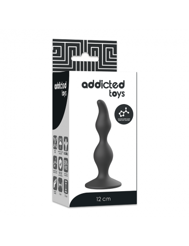 ADDICTED TOYS ANAL SEXUAL PLUG 12CM BLACK