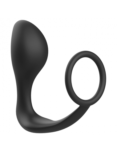ADDICTED TOYS ANAL PLUG WITH BLACK SILICONE RING