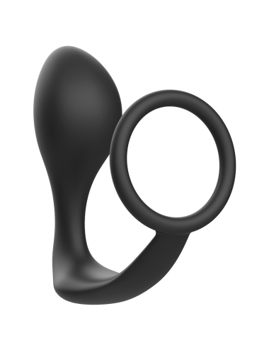 ADDICTED TOYS ANAL PLUG WITH BLACK SILICONE RING