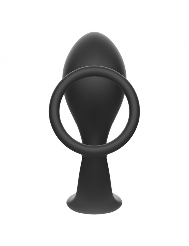 ADDICTED TOYS ANAL PLUG WITH BLACK SILICONE RING