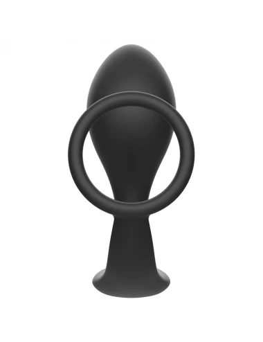 ADDICTED TOYS ANAL PLUG WITH BLACK SILICONE RING