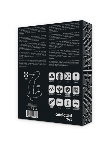 ADDICTED TOYS ANAL STIMULATOR PROSTATE REALISTIC SILICONE P-SPOT VIBE