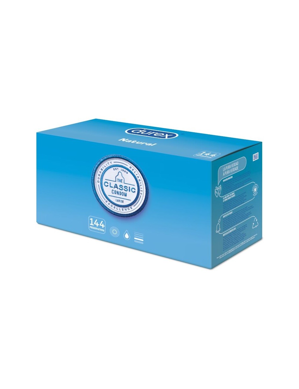 DUREX NATURAL 144 UNITS DUREX NATURAL 144 UNITS