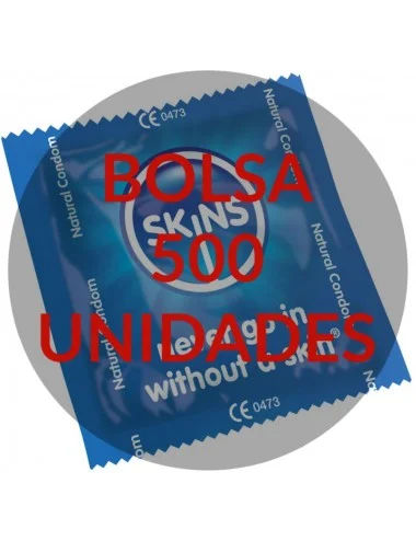 SKINS CONDOM NATURAL BAG 500