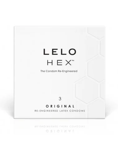 LELO HEX CONDOMS ORIGINAL 3 PACK