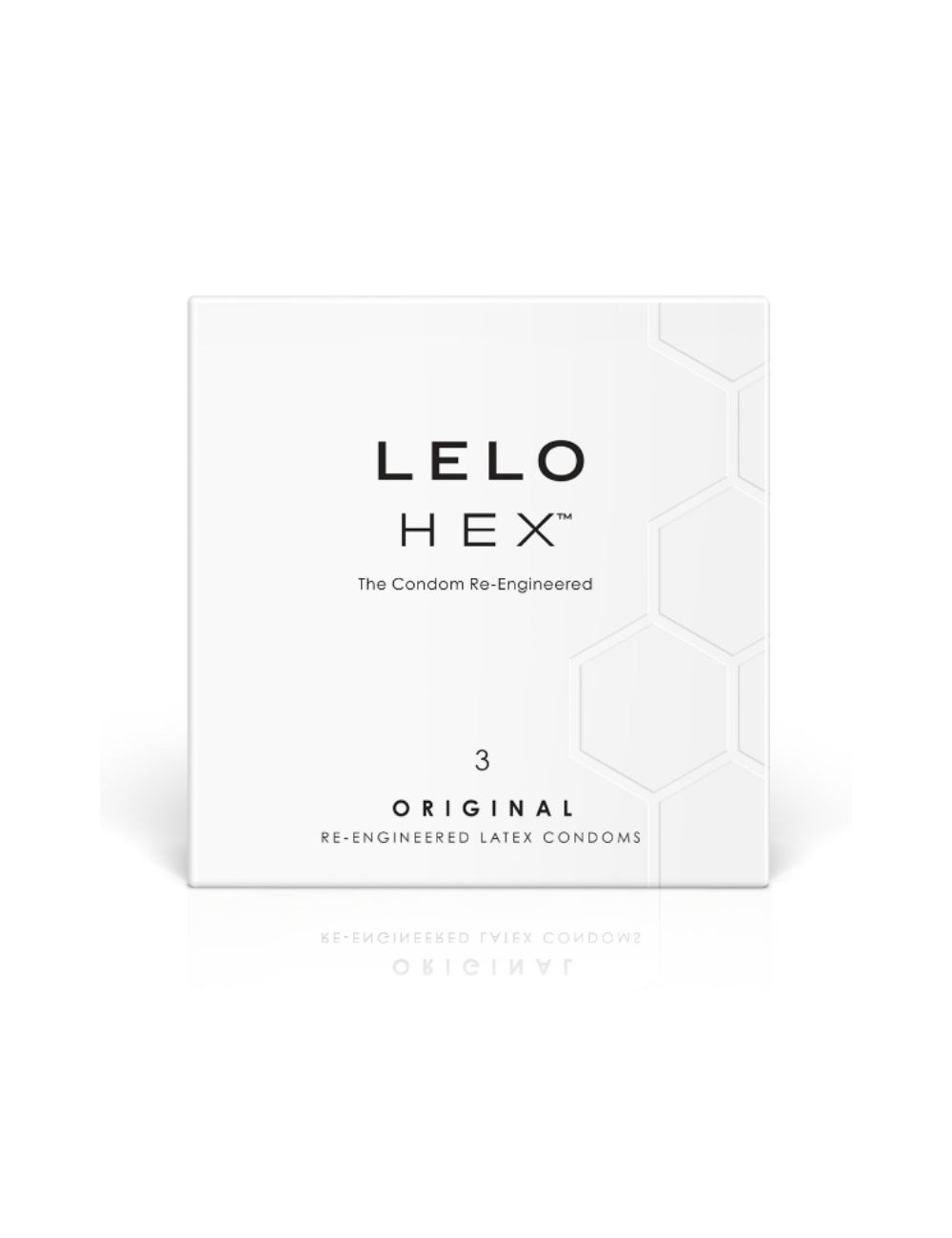 LELO HEX CONDOMS ORIGINAL 3 PACK
