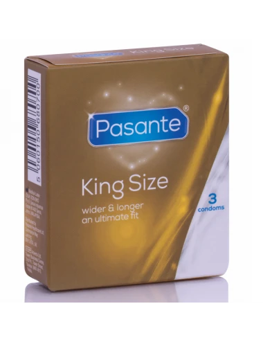 PASANTE CONDOMS KING SIZE 3 UNITS