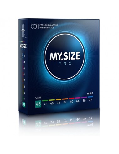 MY SIZE PRO CONDOMS 45 MM 3 UNITS