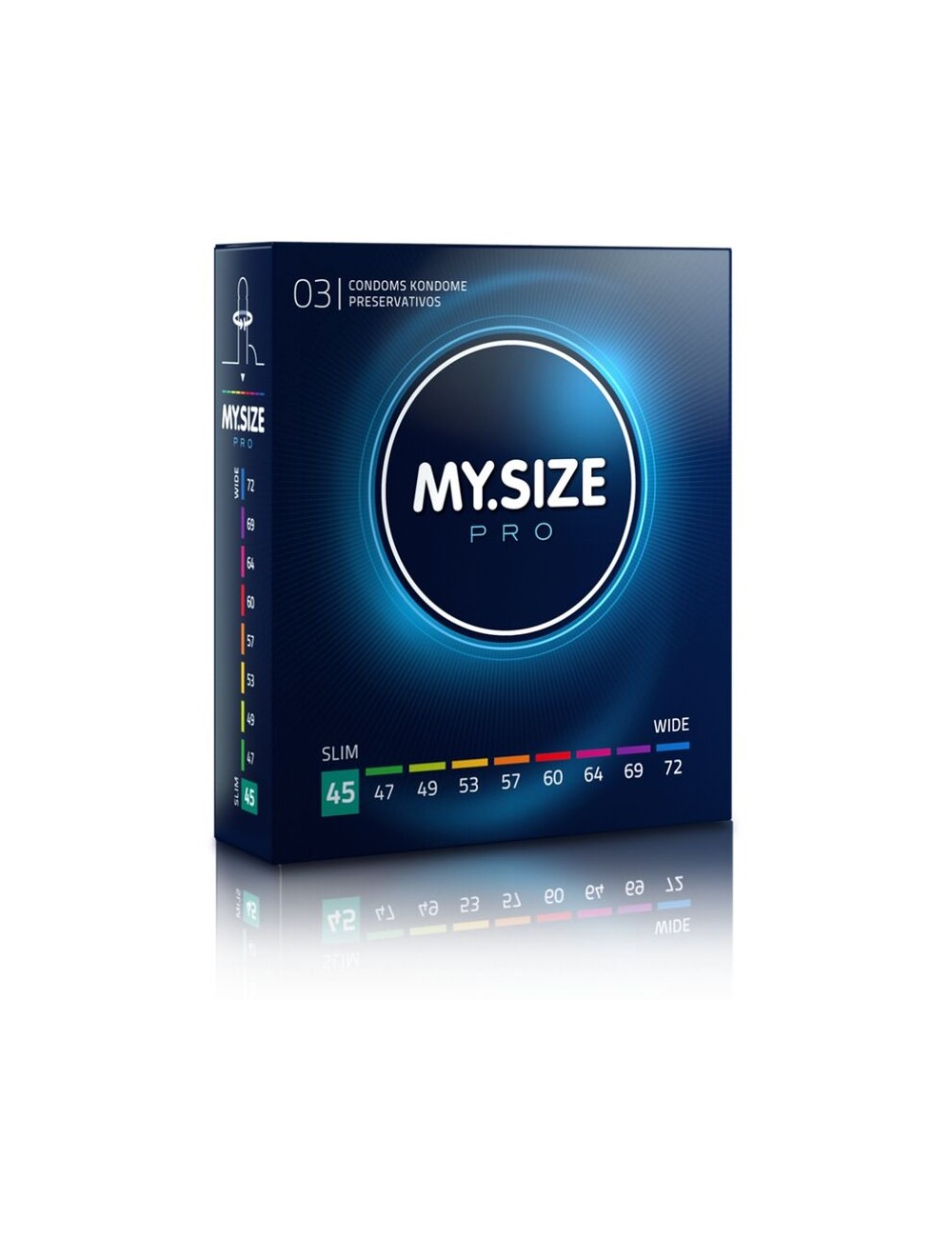 MY SIZE PRO CONDOMS 45 MM 3 UNITS MY SIZE PRO CONDOMS 45 MM 3 UNITS