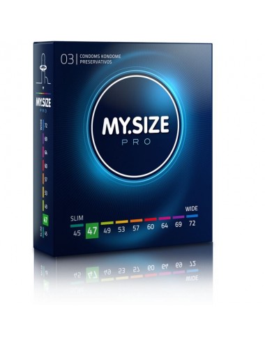 MY SIZE PRO CONDOMS 47 MM 3 UNITS