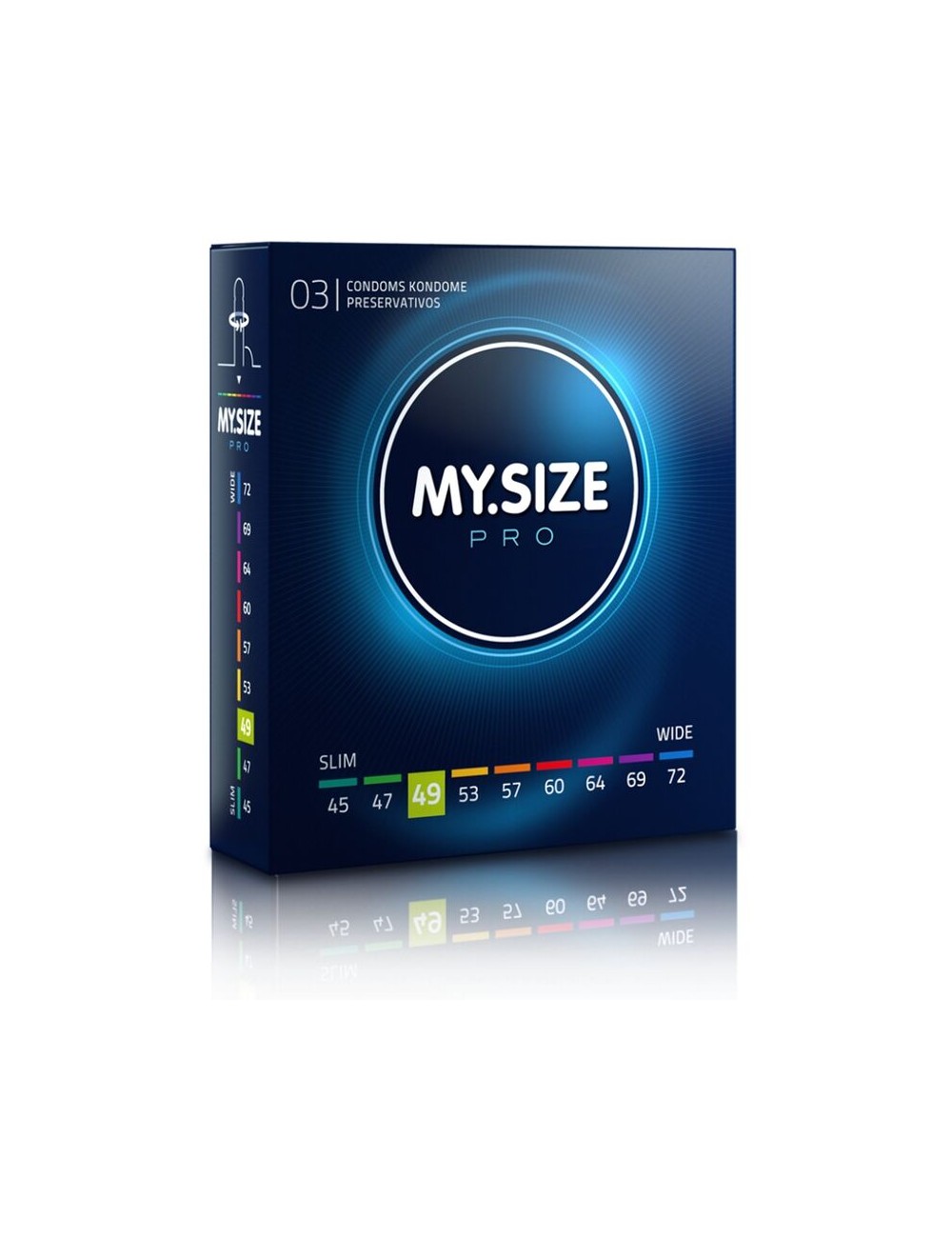 MY SIZE PRO CONDOMS 49 MM 3 UNITS MY SIZE PRO CONDOMS 49 MM 3 UNITS