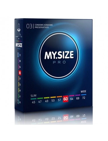 MY SIZE PRO CONDOMS 60 MM 3 UNITS