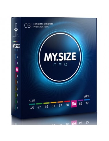 MY SIZE PRO CONDOMS 64 MM 3 UNITS