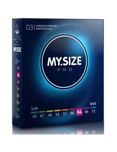 MY SIZE PRO CONDOMS 64 MM 3 UNITS