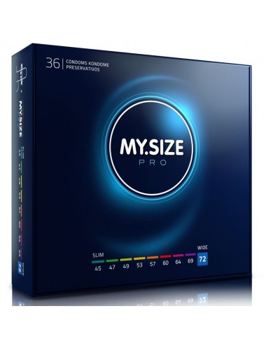 MY SIZE PRO CONDOMS 72 MM 36 UNITS